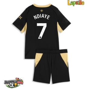 Manchester City Iliman Ndiaye #7 Vieraspaita Lapsille 2026-27 Lyhythihainen (+ shortsit)